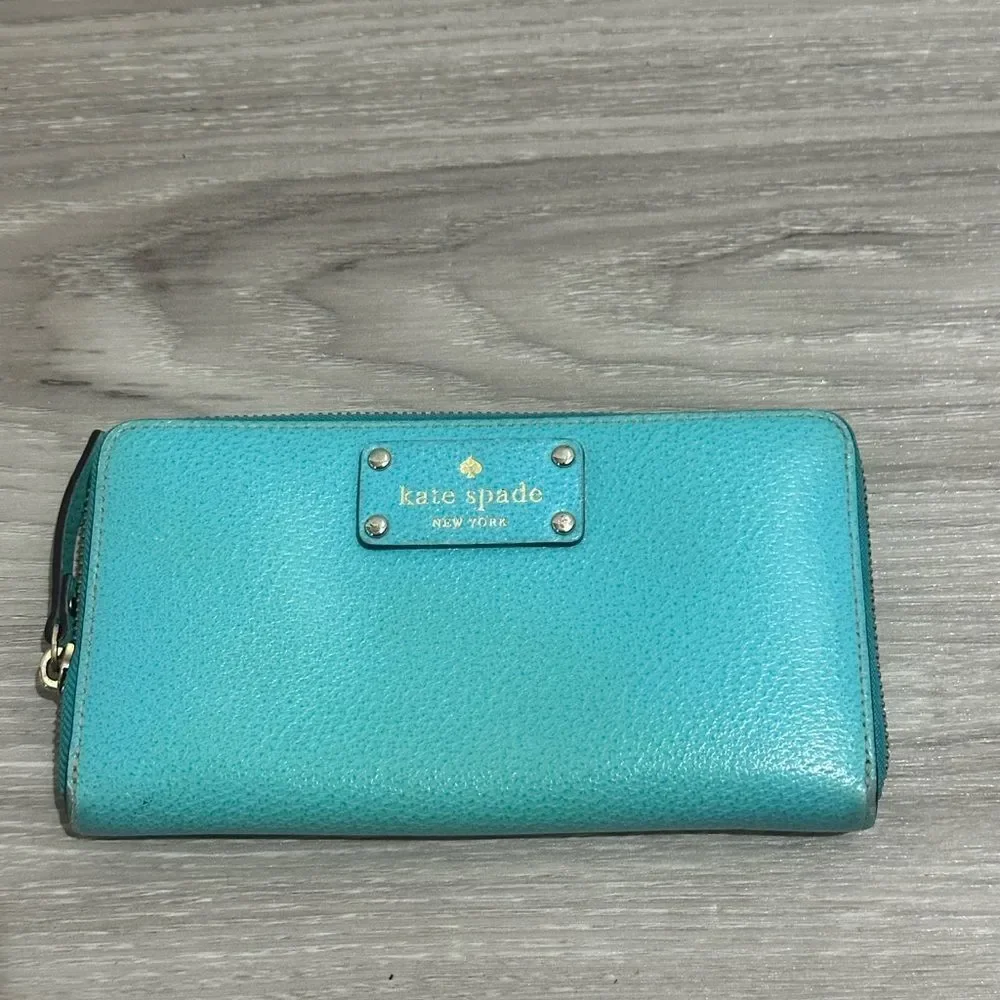 Kate Spade Aqua Blue Wallet